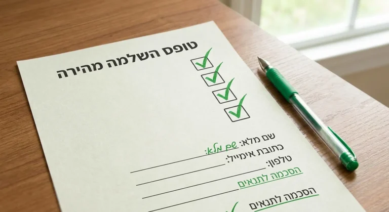 שיפור דף התשלום (Checkout): צמצום שדות להגדלת המרות